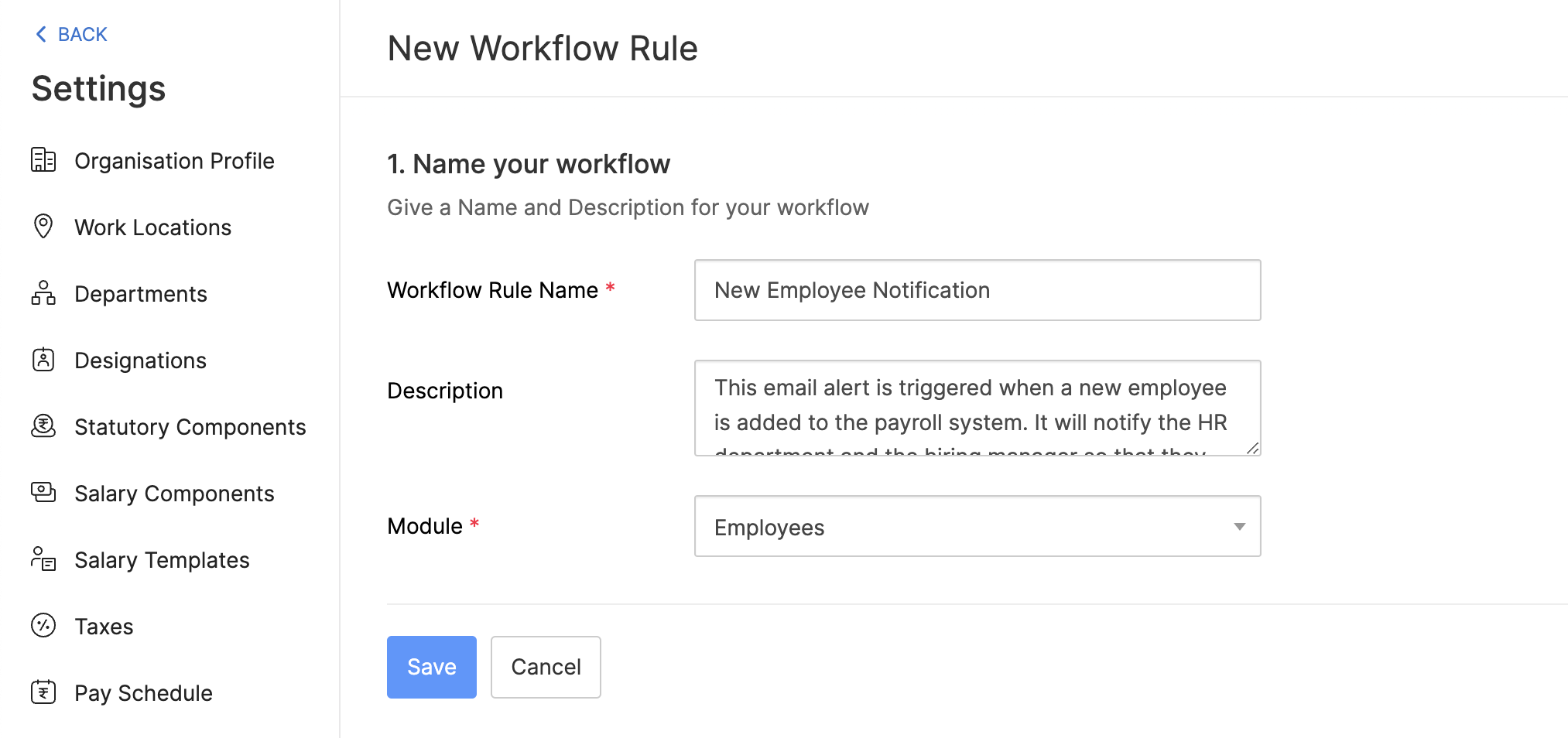 Workflow Rules