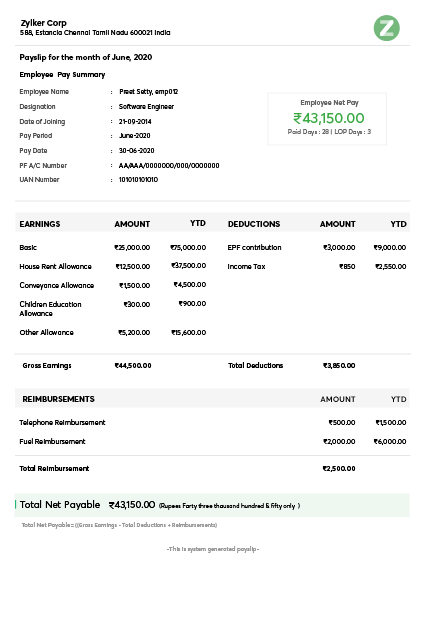 payslip