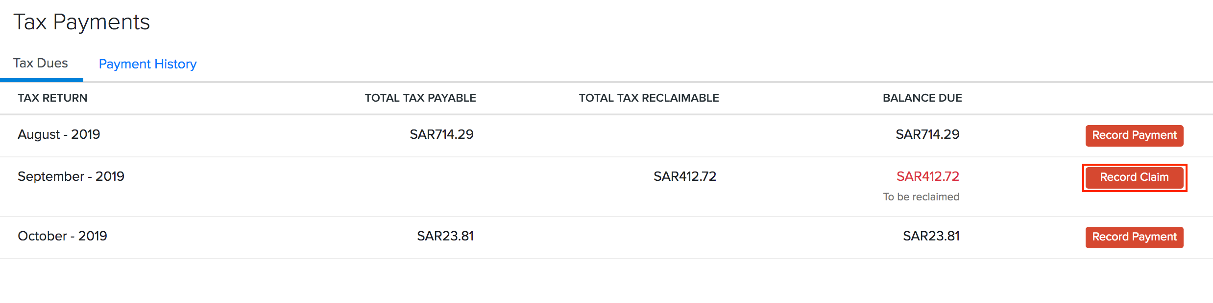 Accountant Tax Claim