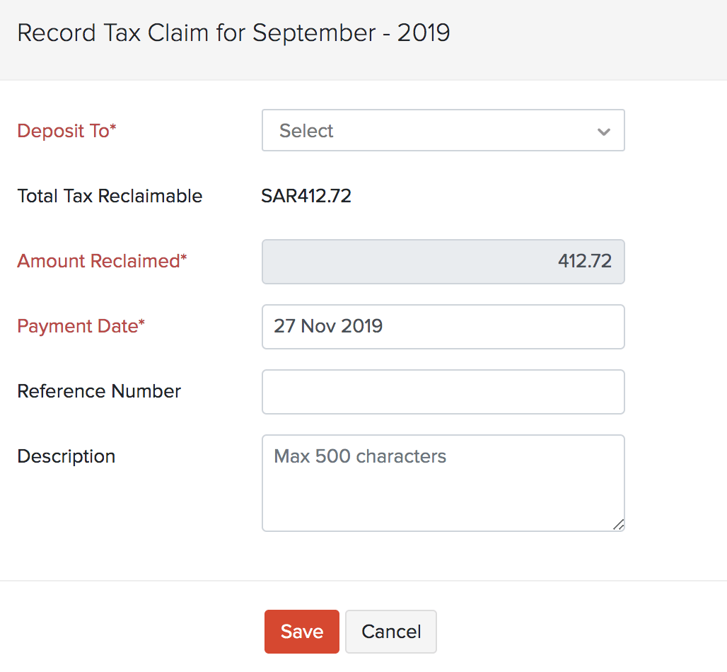 Accountant Tax Claim