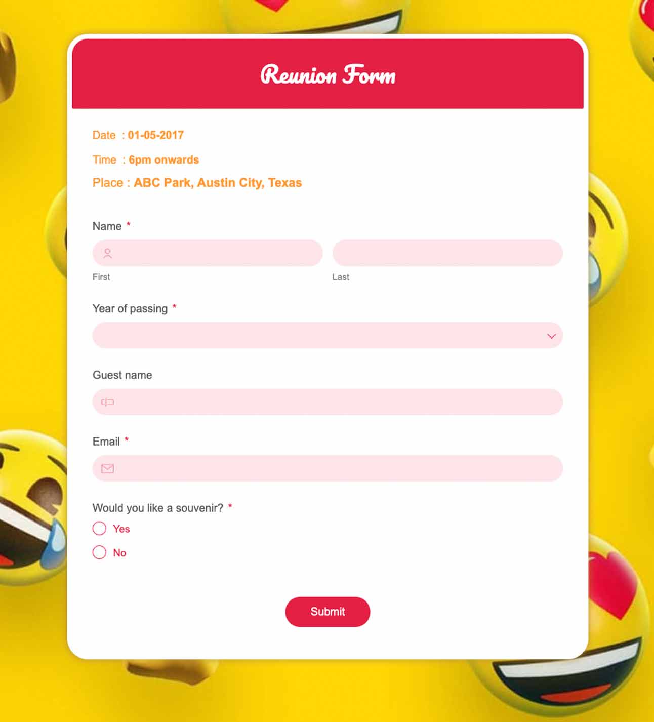 Education Forms