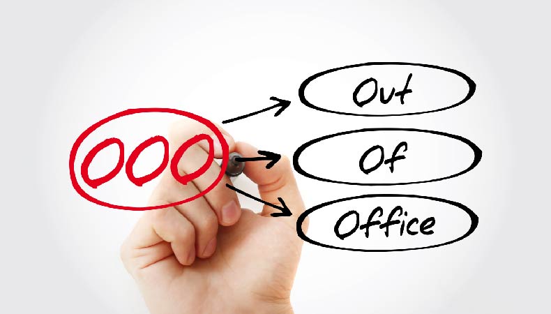 Set up out of office