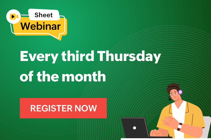 Sheet webinars