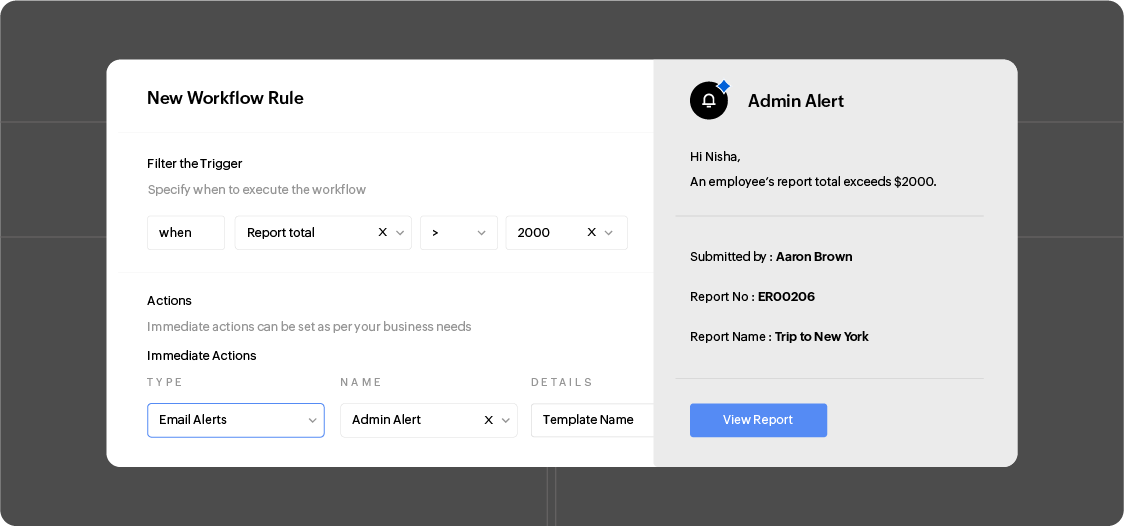 Automation Expense Management in Zoho Spend