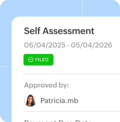 Self Assessment return filed successfully in Zoho Books