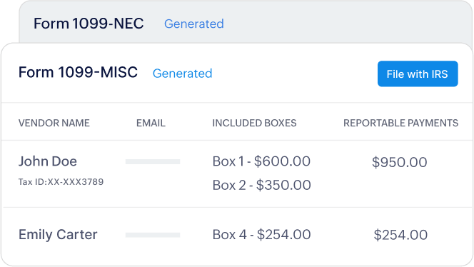 Seamless Form 1099 E-Filing